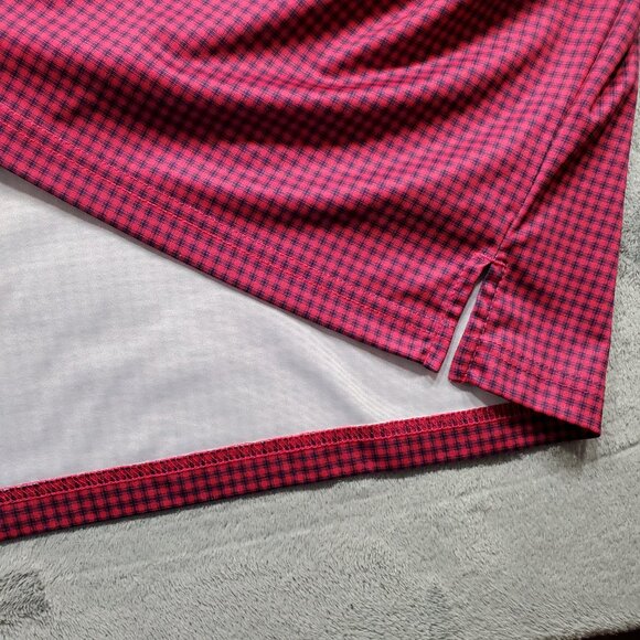 Pro Tour Cool Play Performance Golf Polo Plaid Purple Black Men Sz 2XL - Picture 8 of 10